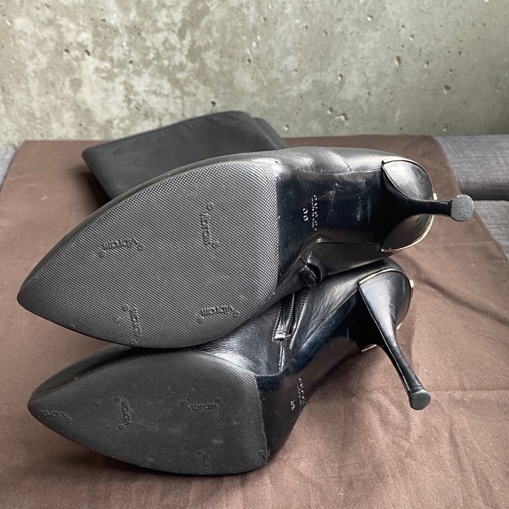 Gucci Darwin Nero Tall Leather Boots - Picture 10 of 10